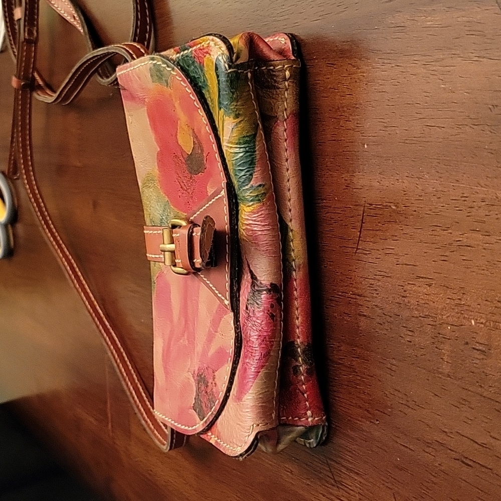 PATRICIA NASH FLORAL LEATHER SMALL CROSSBODY BAG - Picture 11 of 12